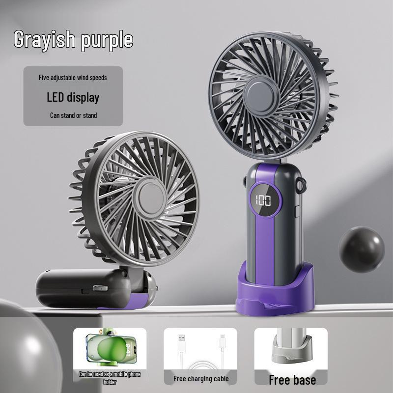 Foldable Handheld Mini USB Fan with Large Airflow