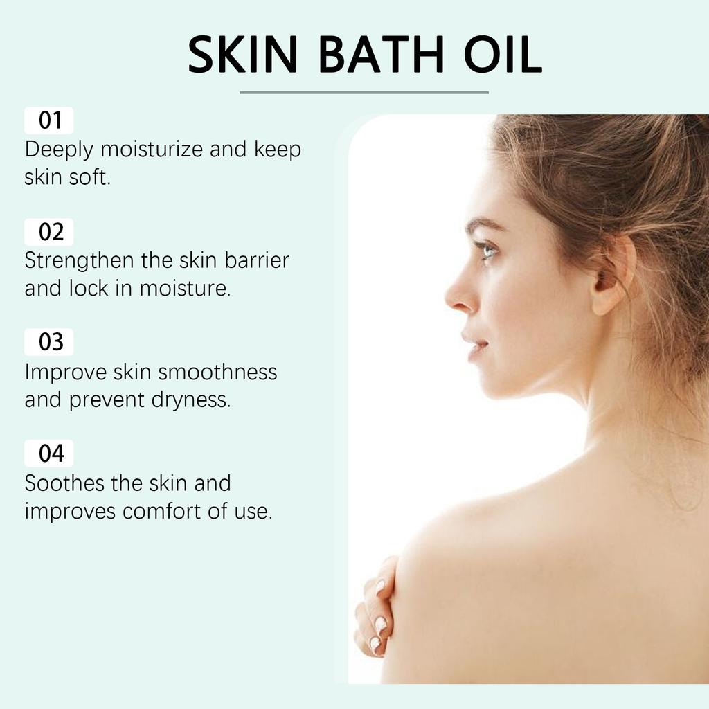 Увлажняющее и смягчающее масло для ванны Мягко очищает, увлажняет и питает кожу 100 мл