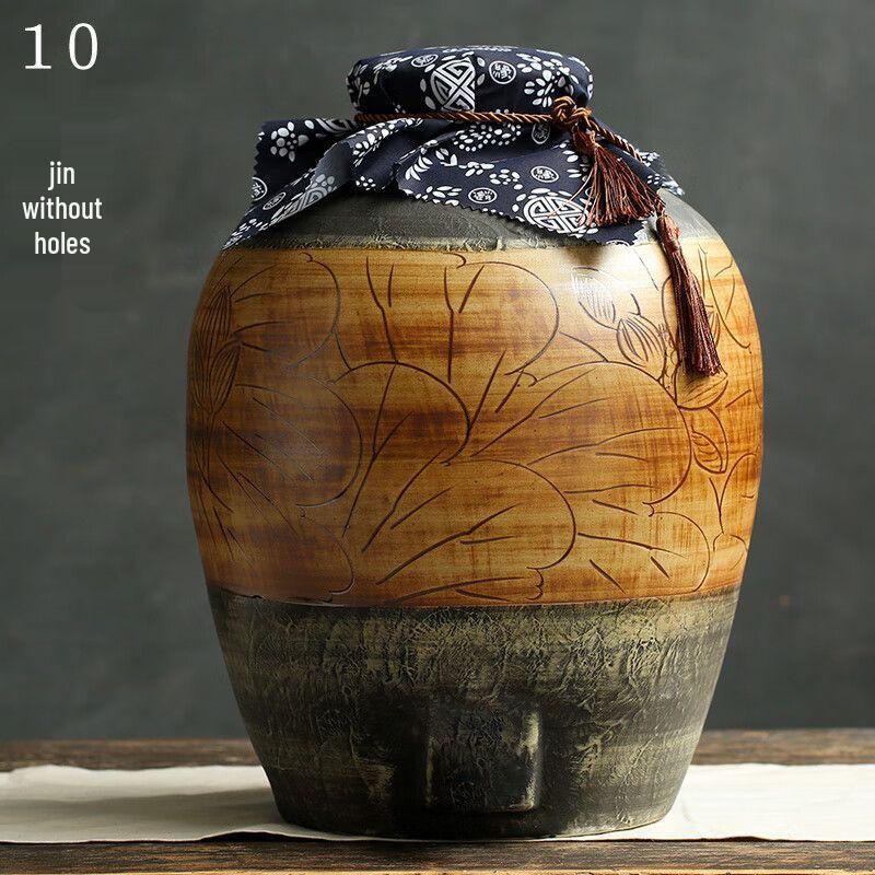 Цзиндэчжэньский керамический герметичный винный кувшин