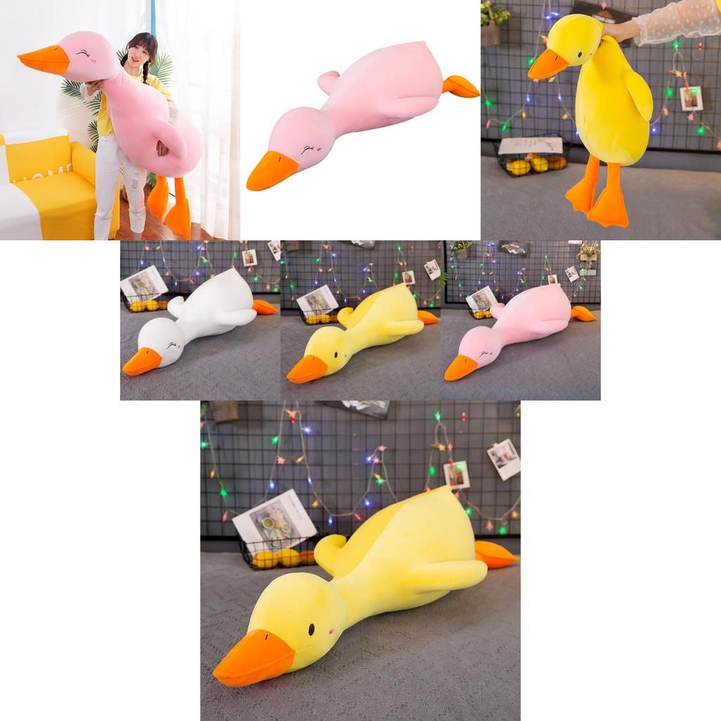 Fluffy Cartoon Duck Stuffed Plush Toy Ultra-soft Hugging Pillow Gift