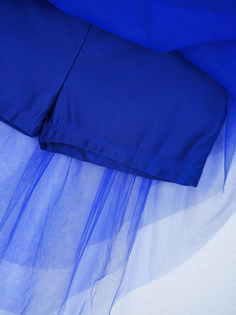 Комплект балетной одежды для девочек с укороченным топом с пайетками и юбкой-пачкой - Разные цвета