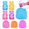 Candy Squeeze Toy Stress Anxiety Relief Waterdrop Bear Cube Sensory Toy Teens Adults Portable Soft Pinch Toy Party Favors