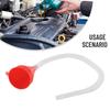 1Pcs Plastic Oil Funnel with Detachable Hose Filling Funnels  Car Motorcycle Engine Gasoline Oil