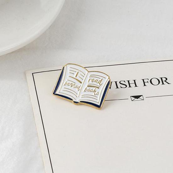 Женские английские слова запрещены для чтения книг, эмалированная брошь, значок на воротнике, ювелирные изделия