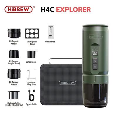 Новая портативная эспрессо-кофемашина HiBREW для автомобиля и дома, кемпинга, кофеварка, подходит для капсул Nespresso Dolce, порошка H4C