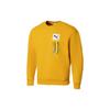 Logo Print Crew Neck Sweatshirt Men Tops Yellow 536303-85