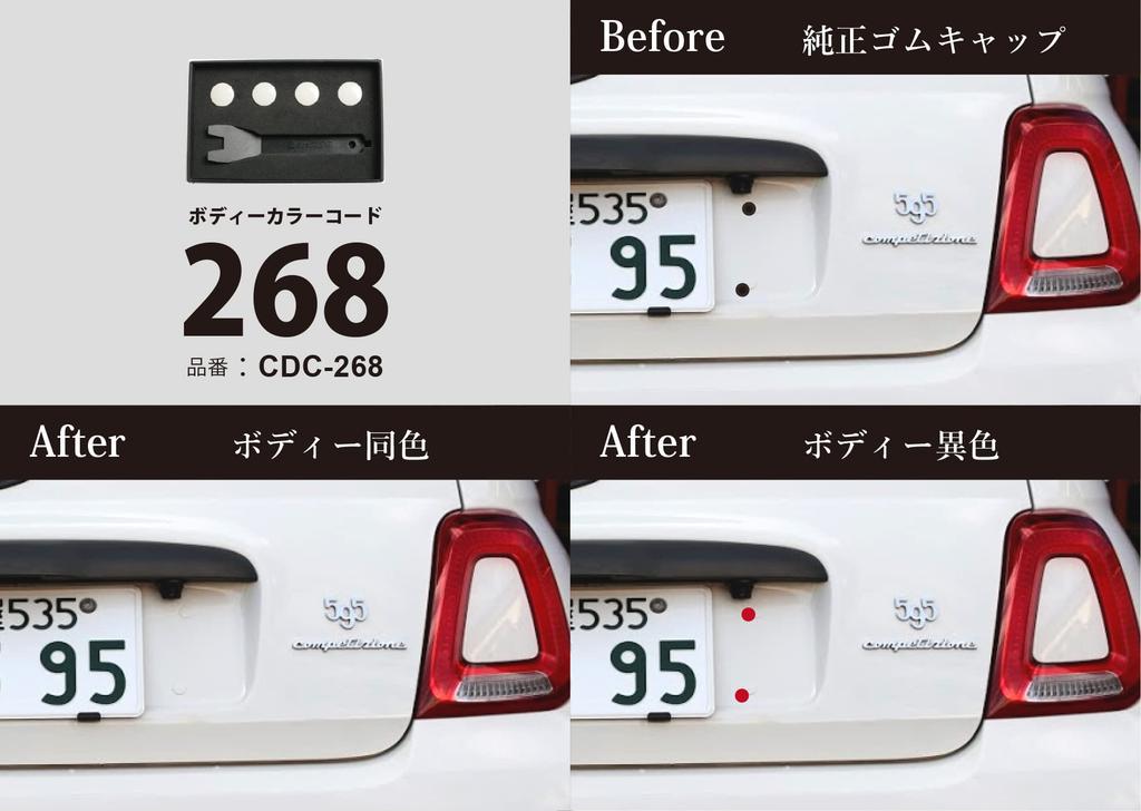 Цветная точечная крышка серии CDC Eve Design, Замените черную смоляную крышку рядом с