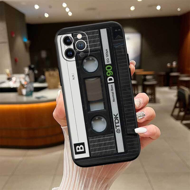 Cassette Vintage Tape Case for Samsung M55 M35 M15 A02 A05S A05 A06 A15 A12 A13 A10 A16 A20 A22 A24 A25 A30 A31 A32 A33 A35 A42 A50