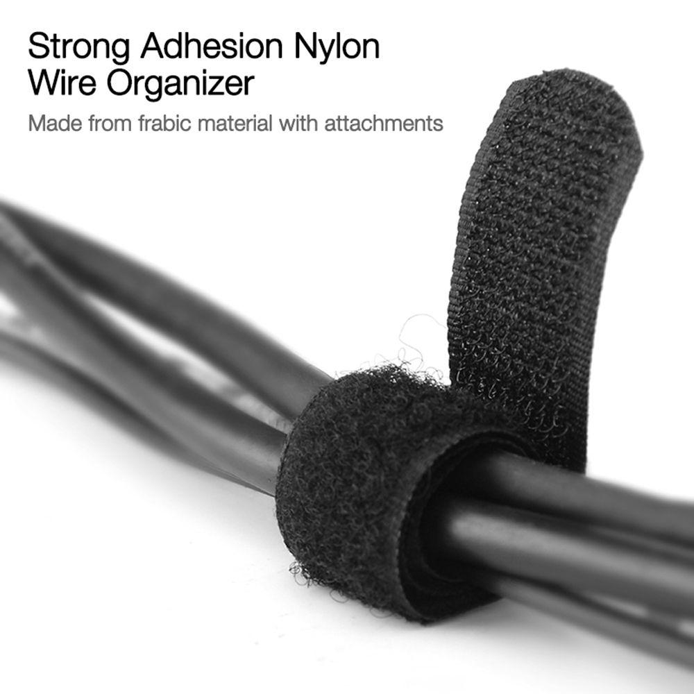 Reusable Fastener Cord Band Loop Wiring Accessories Cable Ties Cable Winder Nylon Strap Rope Holder