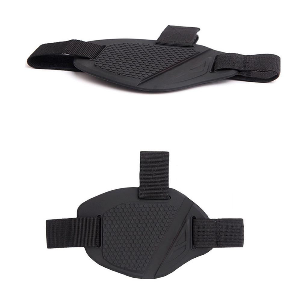New 2PCS Motorcycle Gear Shifter Shift Guard Shoe Boot Protector Cover Pad TPU Black