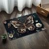 3D Ковер-циновка с бабочками, противоскользящий коврик для пола для ванной, прихожей и фойе