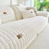 Soft Flannel Cotton Non Slip Wear Resistant All Season Simple Sofa Cover Premium Couch Seat Mat Living Room Home Furniture Decor