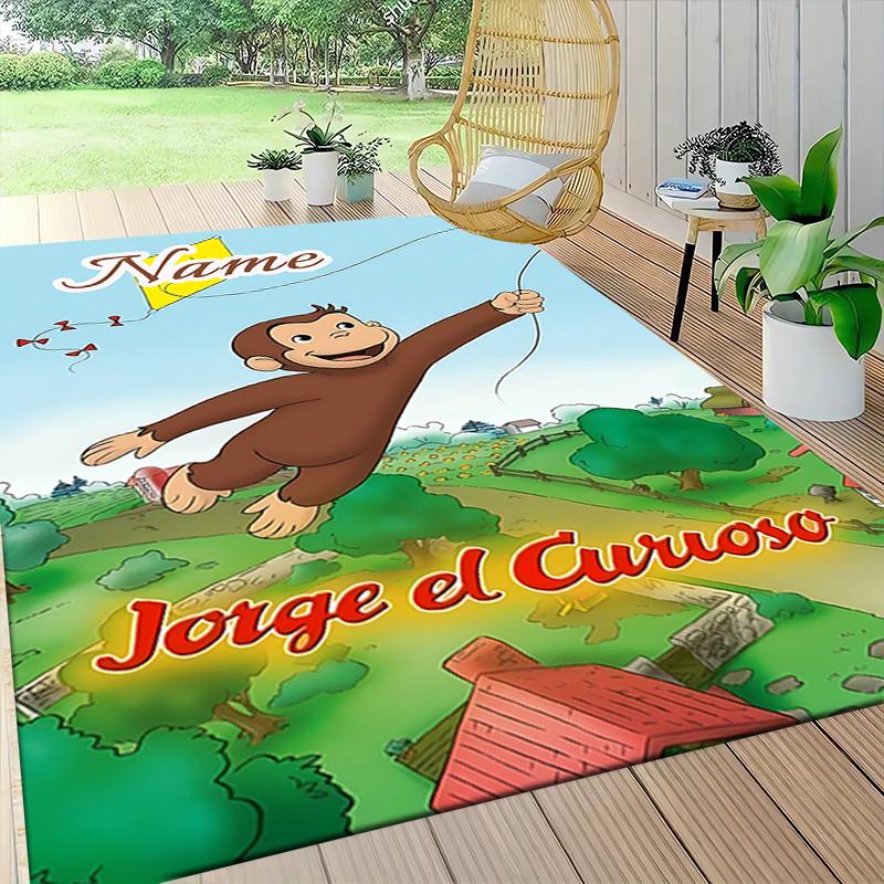 Custom Name "Power Elements" Carpet Rug Customizable Soft Washable Anti-Slip Home Living Room Sofa Mats Personalized Rug. 0909418
