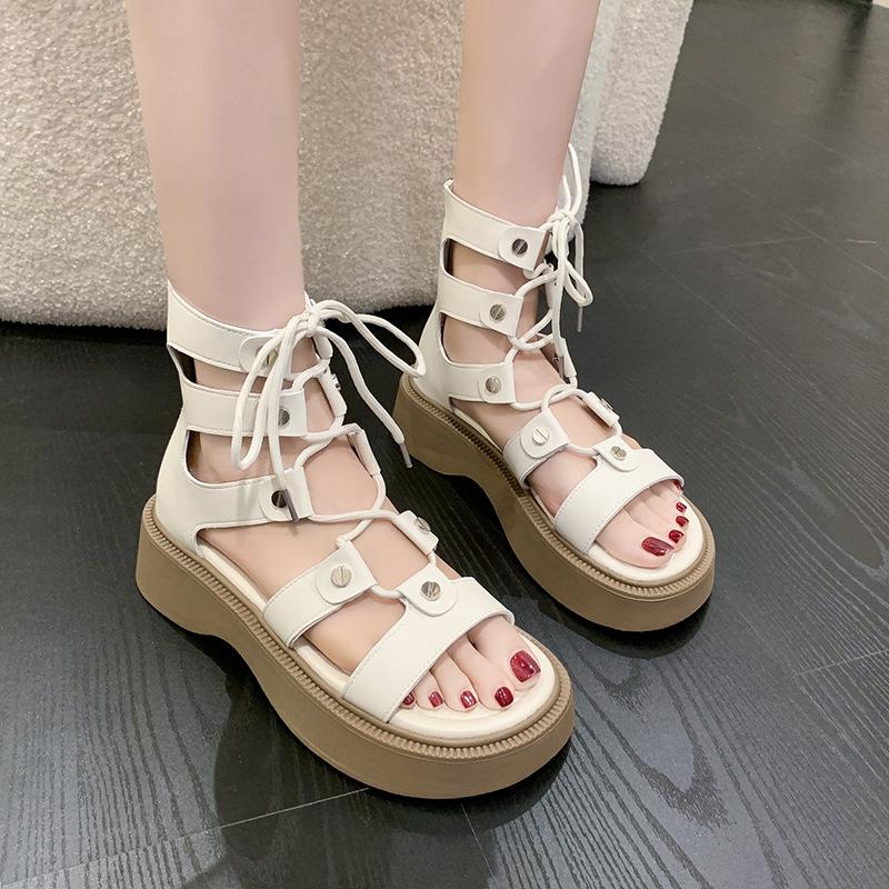 Beach Style Women's Heel Party Sandals