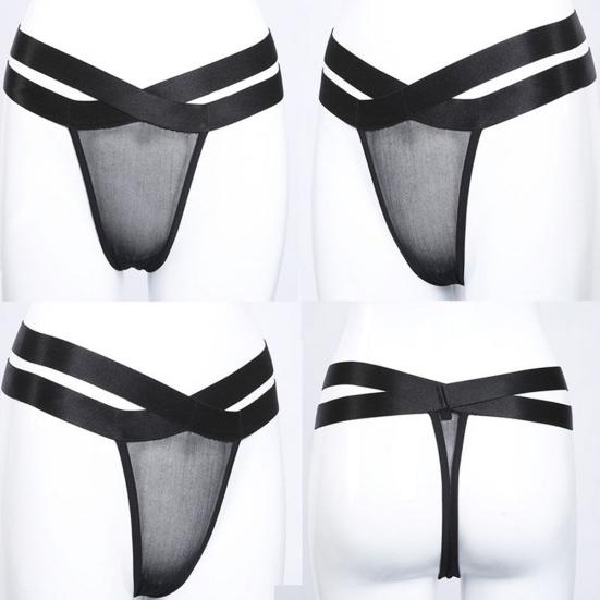 Women's Sexy See-through G-string Briefs Panties Thong Erotic Underwear Knickers