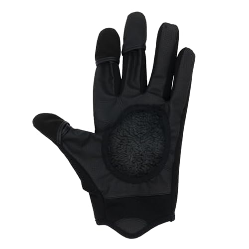 Gamakatsu Теплые перчатки FC Luxe Freeper #1, Черные, Размер M, LE7004