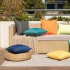 Cushion Cover Outdoor Waterproof Throw Case Closure Solid Color Zipper Pillow Wear Resistant Sofa