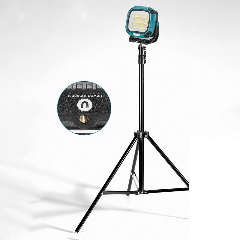 Rechargeable Cob Work Camping Light With Built-In Battery - Led Strong Magnet Tent Light And Flood Flashlight For Outdoor Advent