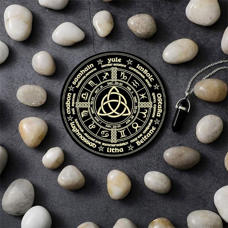 Целительные Камни Генераторы Энергии Алтари Таро Созвездия Алтари Таро Коврик для Карт Маятники для Лозоходства Церемониальный Коврик