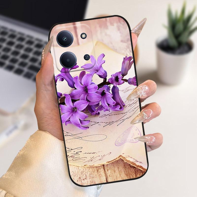 Для Xiaomi Poco C85 4G Чехол Стильный Ударопрочный Мягкий Силикон ТПУ Чехлы Для Телефона Для Poco C 85 POCOC85 171мм Чехол Fundas Coque