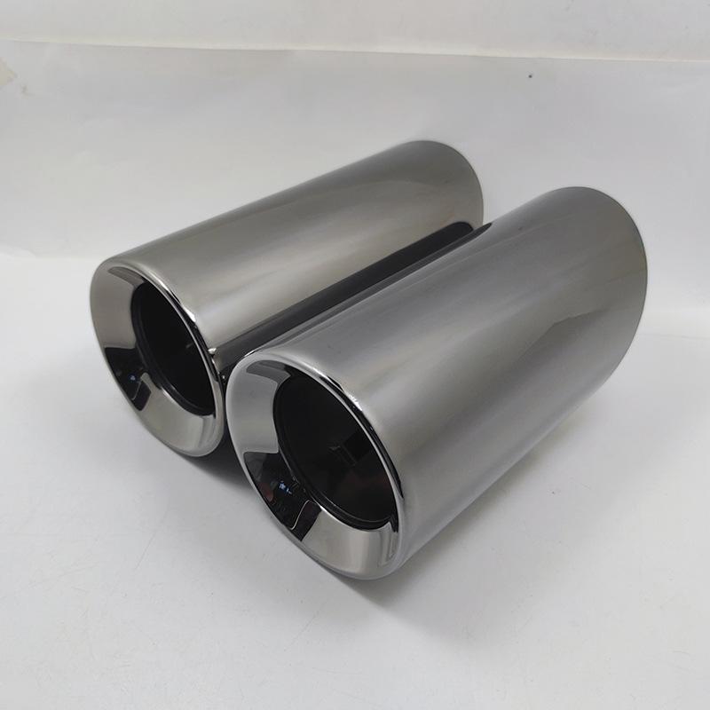 Черная нержавеющая сталь Декоративная насадка выхлопной трубы BMW 3 серии