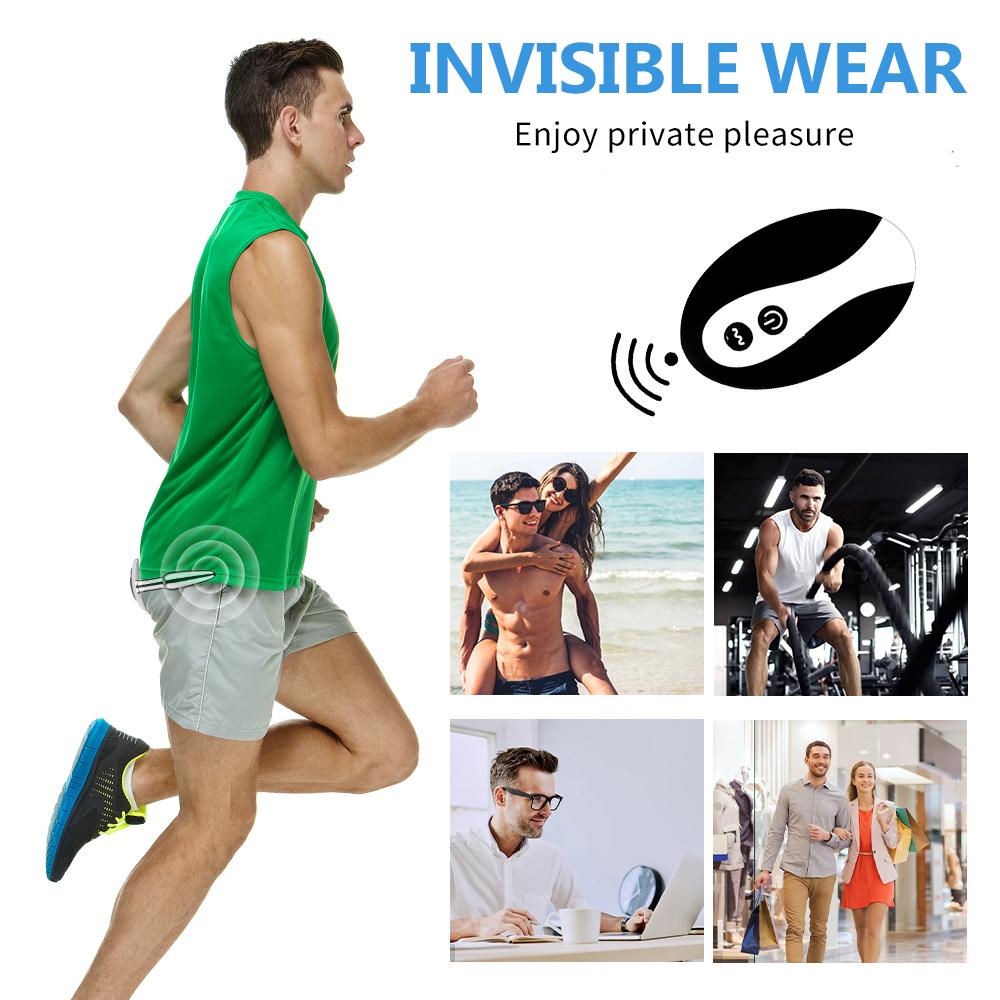 Анальная пробка с нажатием 10 режимов вибрации, анальная игрушка для мужчин, массажер простаты, секс-игрушки с дистанционным управлением, вибратор, анальные игрушки для 18 лет