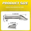 Front/Rear Side Passenger Exterior Door Handle For 2008-2012 Honda Accord Chrome