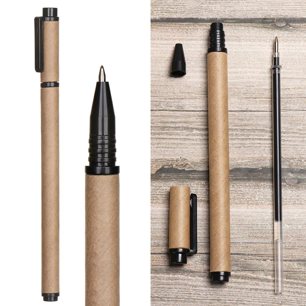 New Neutral Pen Stationery Writing Tool Kraft Paper Pen Signature Pen Gel Pens Writing Supplies