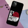 Чехол для телефона с флагом и картой Индонезии для iPhone 16 15 13 12 11 14 Pro Max Mini X XR XS Max 7 8 Чехол Funda