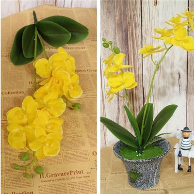 12 головок 2 вилки искусственная бабочка орхидея настоящие тактильные бабочки орхидеи цветы шелковые искусственные цветы имитация цветов домашний декор для вечеринки и свадьбы