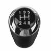 5-ступенчатая ручка переключения передач для автомобиля MT MAZDA 6 II GH 2007 2008 2009 2010 2011 2012, головка рычага переключения передач из искусственной кожи