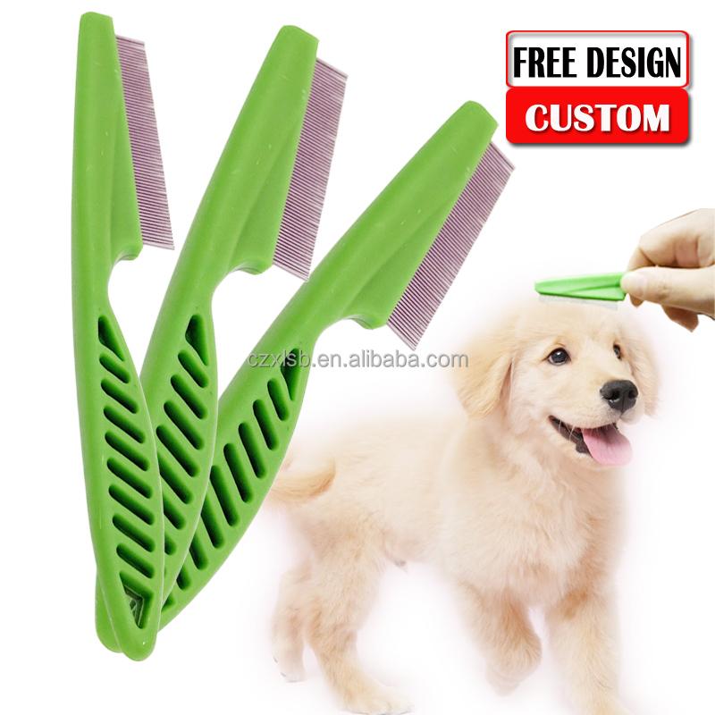 Factory Safe Stainless Steel Pet Hair Comb & Brushes High Quality Flea & Lice Removal for Dogs Cats Bathroom Use