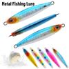 3d Printed Spinning Baits Minnow Colorful Spanish Mackerel Metal Fishing Lure Jig Bait Lead Casting