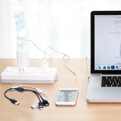 USB-кабель Удобный USB-удлинитель USB-разветвитель Y-кабель USB-разветвитель на 2 USB-разветвителя Шнур питания