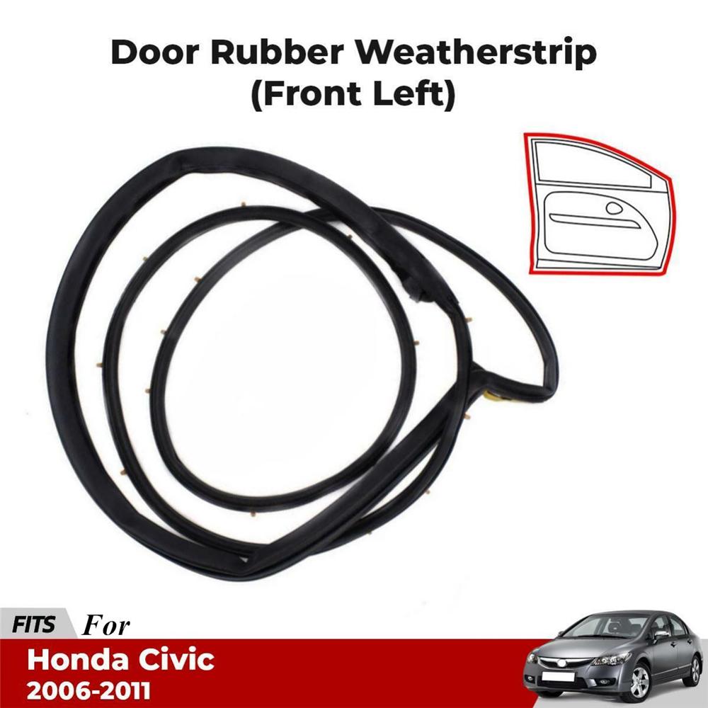 Уплотнительная накладка уплотнитель погоды передней левой двери для Honda Civic 2006-11