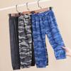 Детские камуфляжные быстросохнущие спортивные брюки-фонари летнего стиля для мальчиков, свободные и дышащие повседневные брюки из ледяного шелка