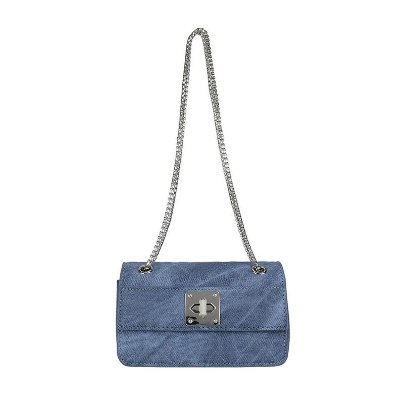 Сумка на цепочке Женская Новая Модная Маленькая Квадратная Сумка На Плечо Сумка-Мессенджер