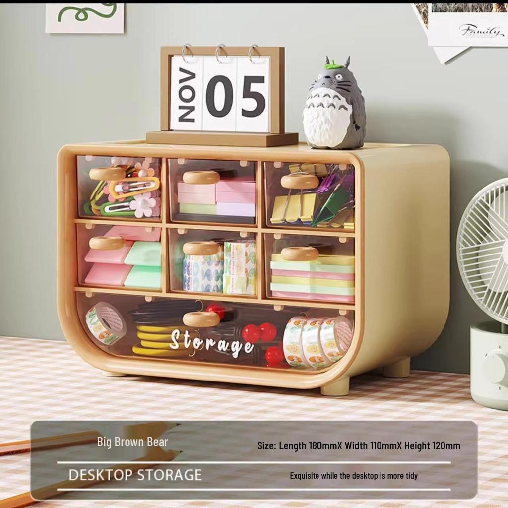 Office Desk Drawer Organizer and Stationery Storage Rack, Large Capacity