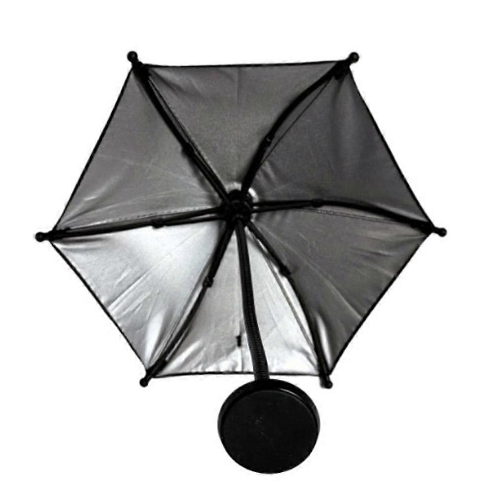 Car Magnetic Mobile Phone Parasol Mini Umbrella With Sunscreen Soft Handle