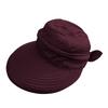 Wide Brim Sun Shade Hat Summer Caps Korean Style Hat Outdoor Beach Sun Protection Hat Sun Visor Hat for Women