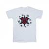 Boys Mickey Mouse Gingham Snowflakes Cotton T-Shirt