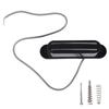 Guitar Hot Rails Pickup 2 Pole Shoes Low Noise Black Instrument Accessory for Mandolin