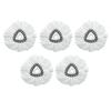 5PCS Mopping Heads Replacement Fiber Mop Cloth Refills Compatible for OCedar Rotating Mop