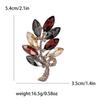 Fashion Vintage Crystal Wheat Brooch Niche Premium Women'S Dress Suit Accessories Rhinestone Pin
