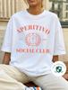 Aperitivo Social Club Comfort Colors Cotton T-Shirt | Spritz, Italian Cocktail Tee | Gift, Bachelorette Party