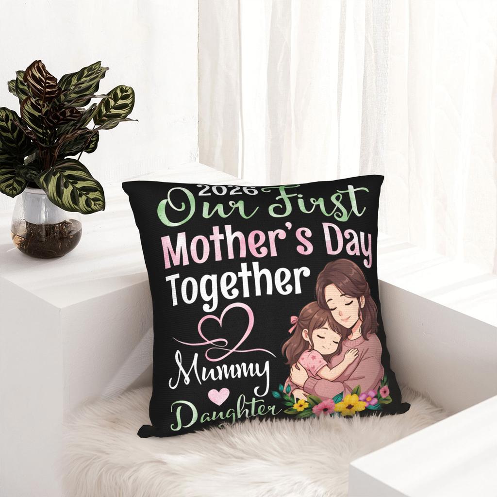 Happy Mother'S Day Pillow Cover Merch Printing Cushion Cover Gift Throw Pillow Case Cover Living Room Multi-Size