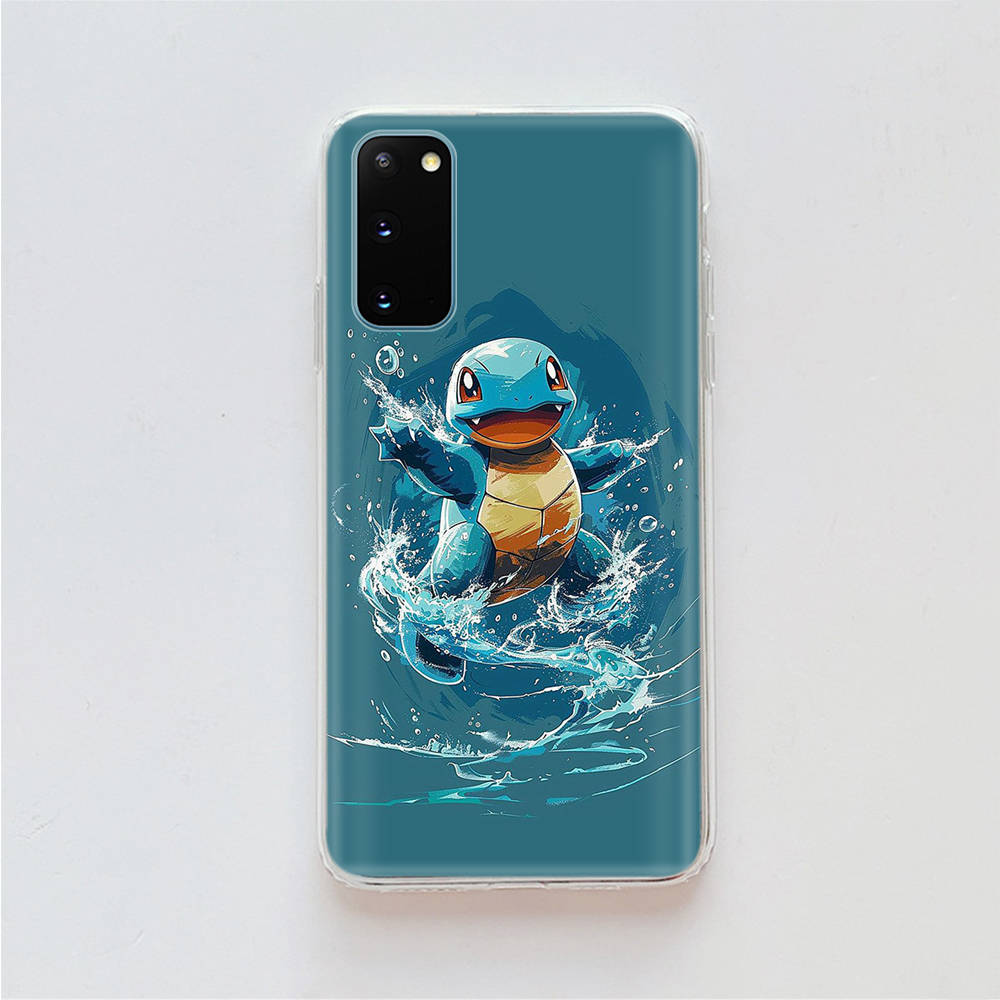 AP9 Squirtle Pokemon Прозрачный чехол для Samsung A04 A14 A23 A34 A54 M23 M33 M52 M53 Realme 10 9 C30S C35 C55 VIVO Y02 Y21 Y33S Y51 X80 V25 Чехол