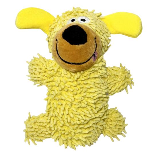 Пищащая игрушка для собаки, плюшевая набивная швабра, жевательная игрушка для собаки, интерактивная игрушка для прорезывания зубов щенка для маленьких, средних и крупных собак