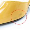 Excellent CHANEL Sandals COCO Mark Ankle Strap Patent Leather yellow 35 G45055 Used