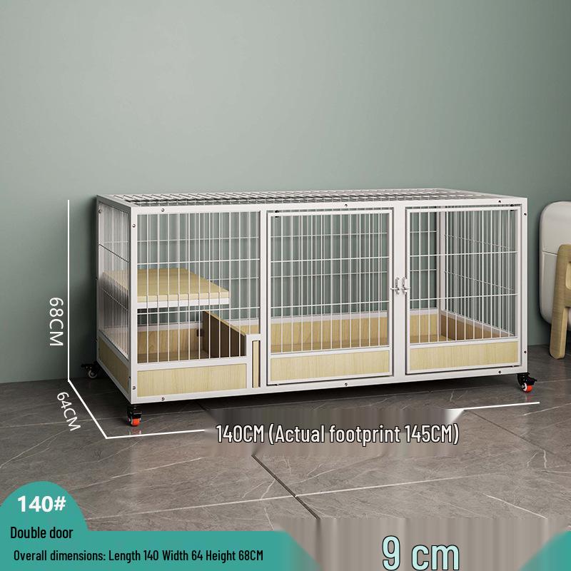 Solid Wood Multi-Layer Cat House Cage with Large Space for Breeding